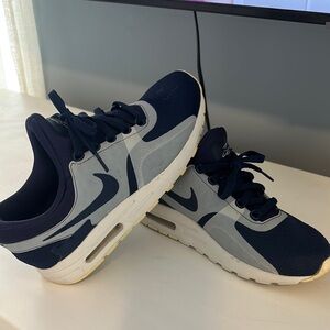 Nike Navy and White Kids Shoes